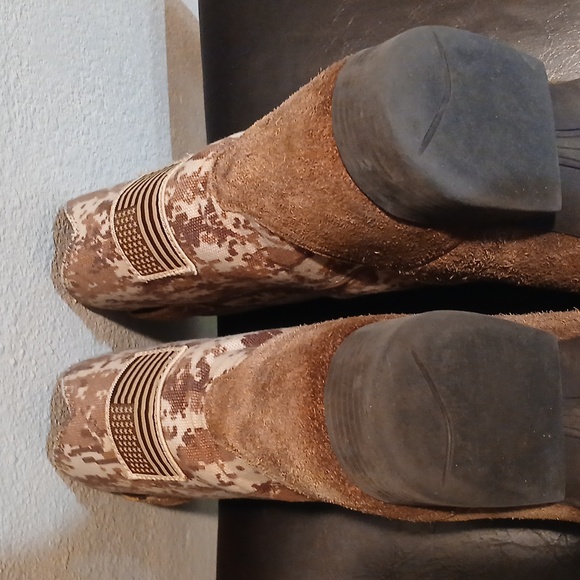 Ariat *Boys Camo Patriot Western Boot - Picture 6 of 12